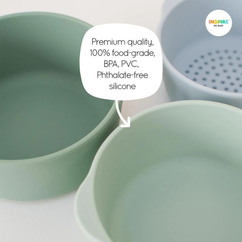 Inspire My Play Nesting Bowls - Green